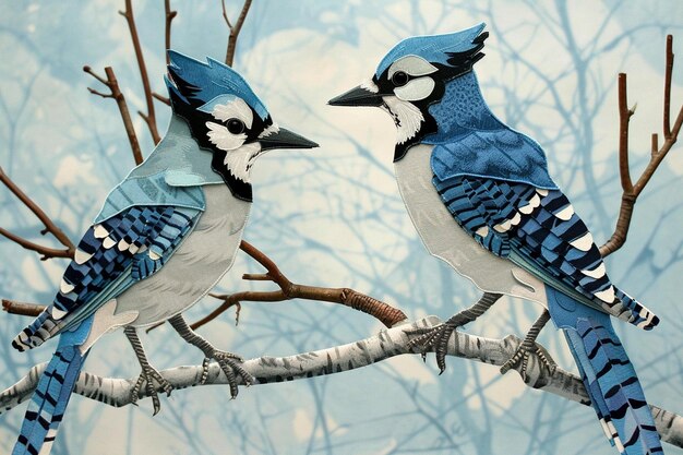 Indigo Illumination Blue Jay Harmonies