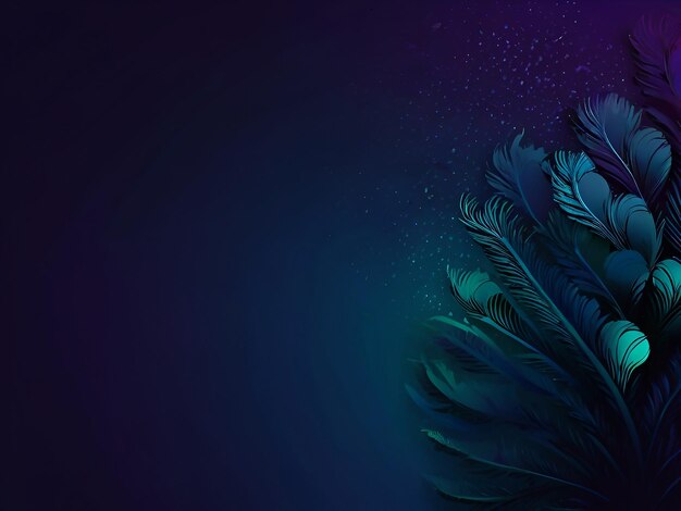 indigo and peacock color gradient background generated by ai