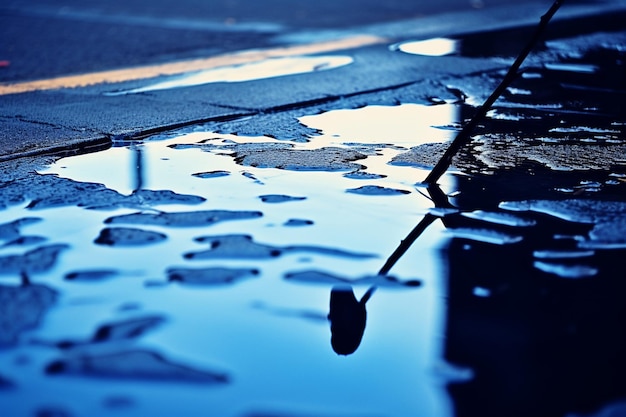 Photo indigo reflections blue texture black