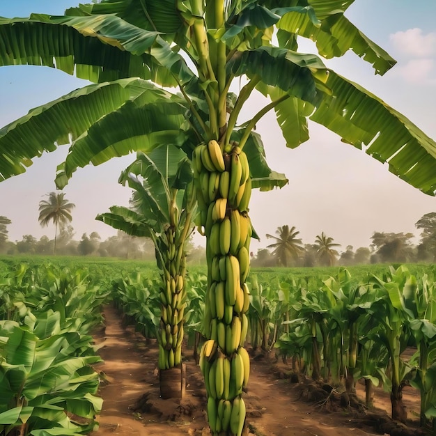 Indisch landbouwvirus besmet bananenboom virale ziekten cmv-virus
