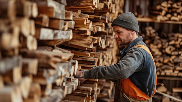 Фото Индивидуальное складывание свежерезанных деревянных досок в складском саду производство досок из дерева на лесопильном заводе