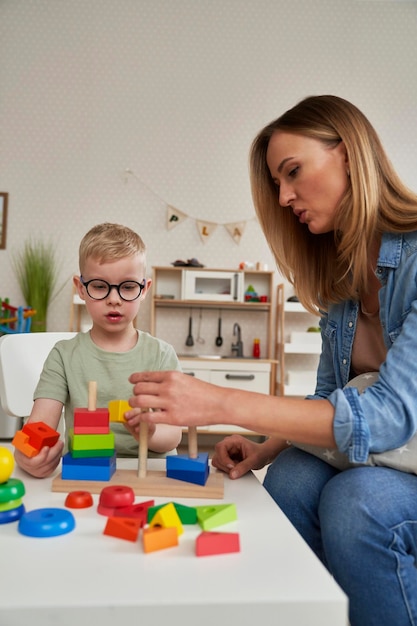 Individuele therapie tijdens de opvoedingsles