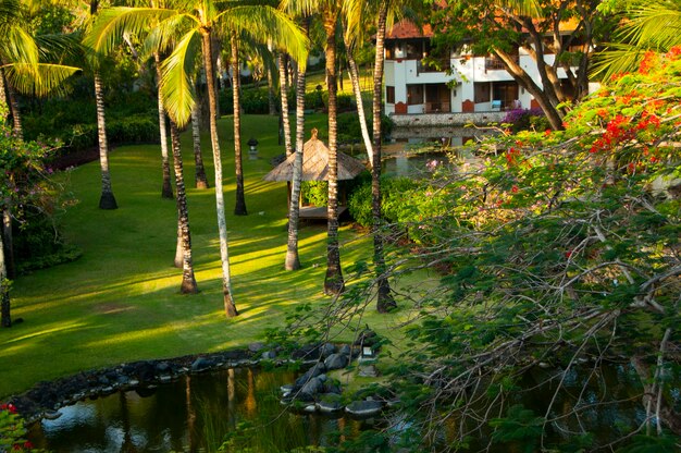 Indonesia bali resort beautiful architecture garden