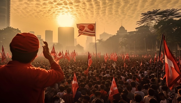 Indonesia independence day happy and celebration photography shoot