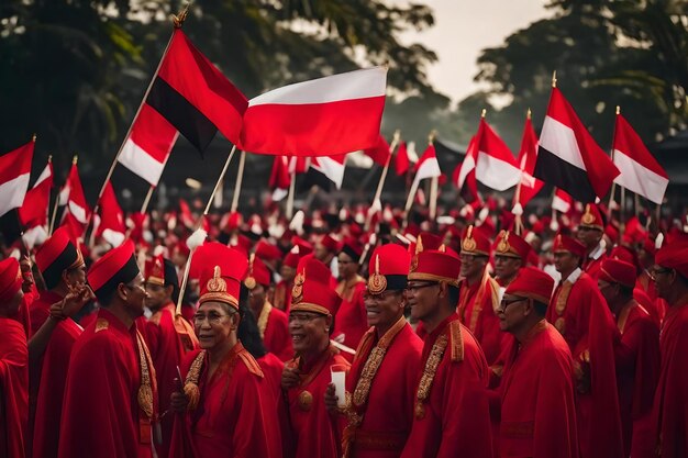 Photo indonesia independence day