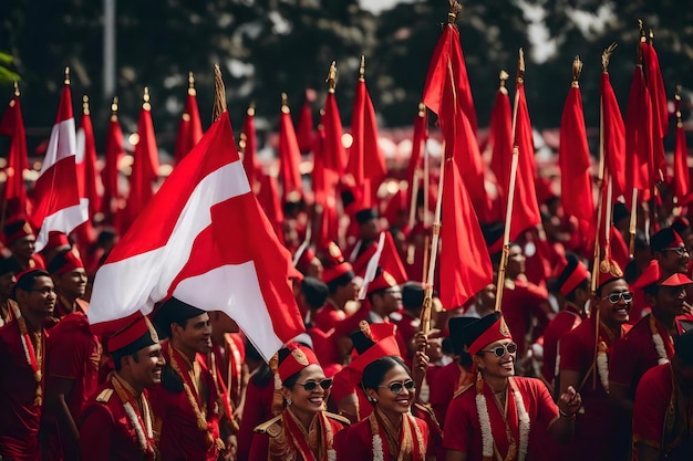 Foto giorno dell'indipendenza dell'indonesia