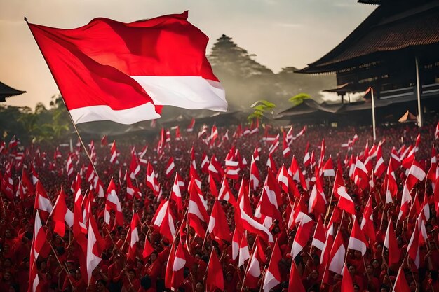 Foto giorno dell'indipendenza dell'indonesia