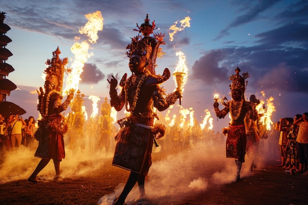 Indonesia nyepi festival celebration