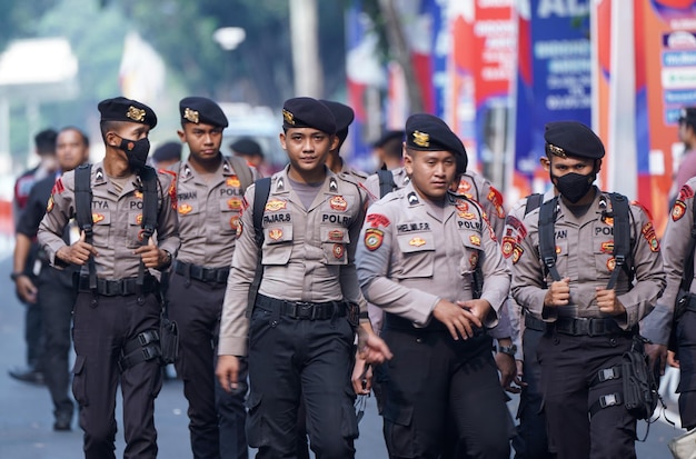 Photo indonesia policeman