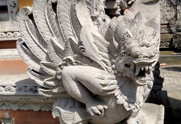 Indonesian architecture and reliefs in Bali