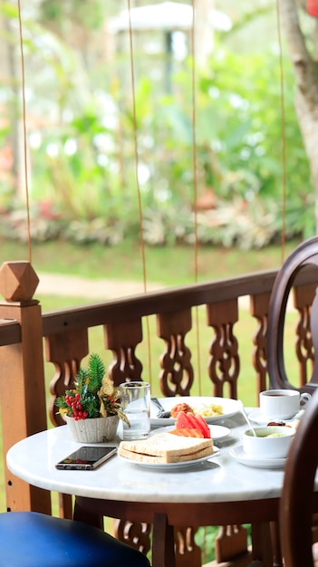 Photo indonesian breakfast