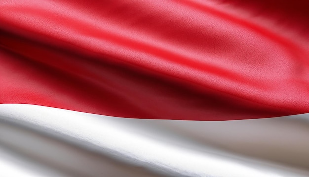 インドネシアの国旗の赤と白