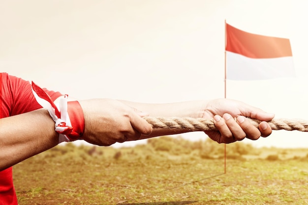 Photo indonesian independence day