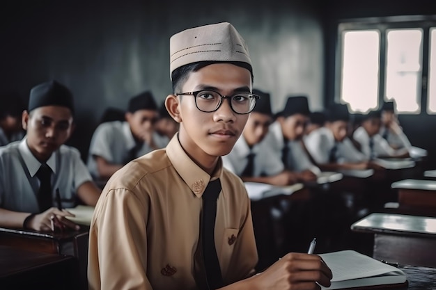 Indonesian male teacher