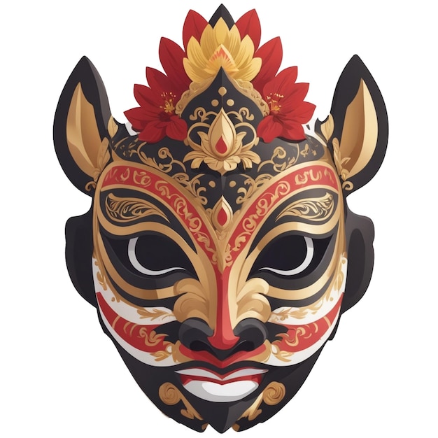 Foto maschera indonesiana