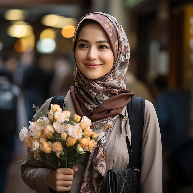 Indonesian Muslim female students are very beautiful