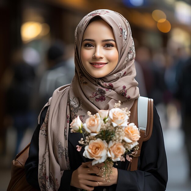 Indonesian Muslim female students are very beautiful