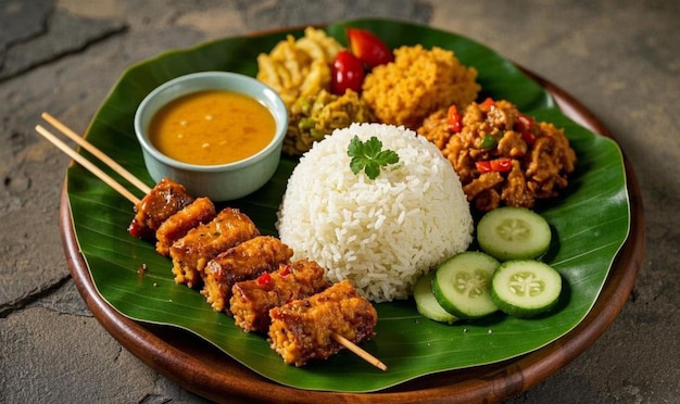 indonesian nasi campur