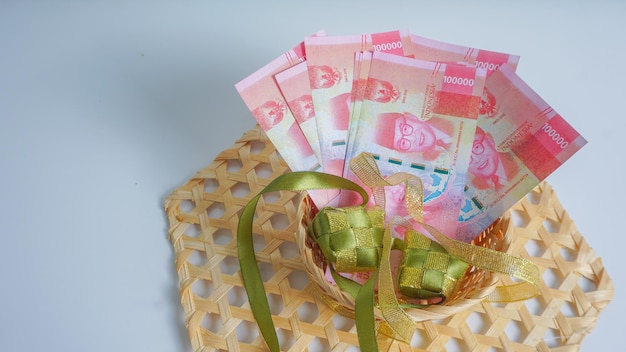 Foto indonesië geld rupiah 100000 idr indonesië valuta achtergrond geld indonesië