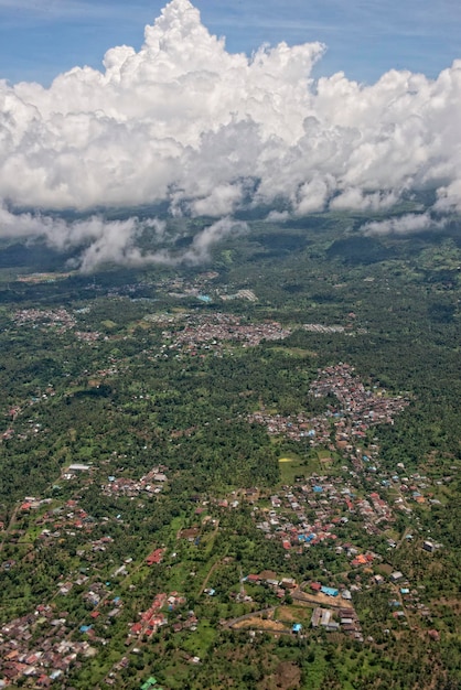 Indonesië Sulawesi Manado Gebied Luchtfoto