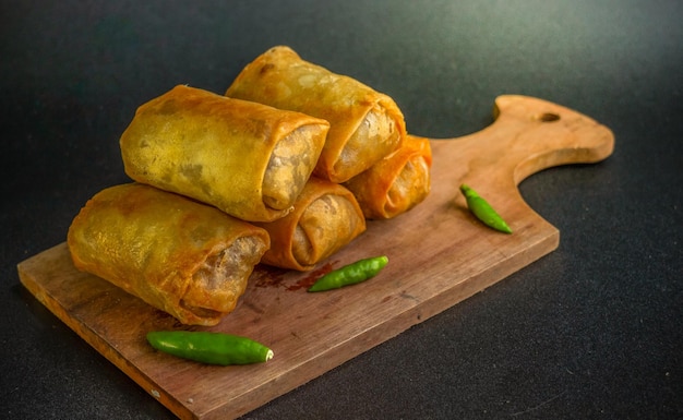 Indonesische broodjes, Indonesische keuken, Lumpia Semarang of Lunpia,