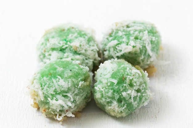 Indonesische traditionele voedsel delicatesse klepon