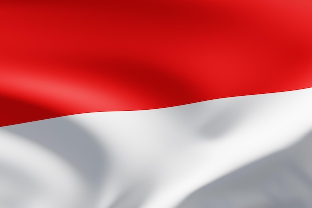 Indonesische vlag op de achtergrond