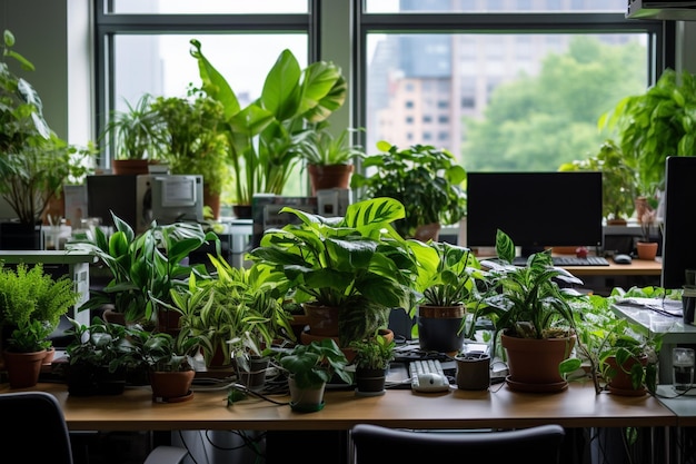 Indoor Greenery Office Ambiance