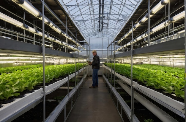 Indoor Hydroponic Farming Facility