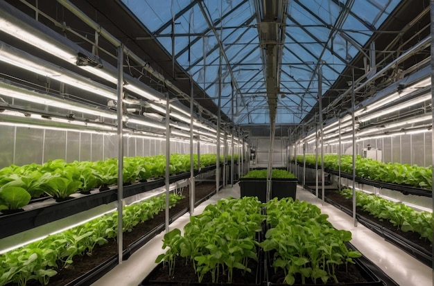 Indoor Hydroponic Farming Facility