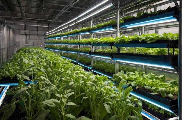 Indoor Hydroponic Farming Facility