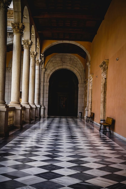 Indoor palace, Alcazar de Toledo, Spain