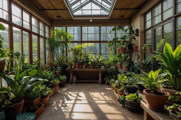 Indoor Plant Collection on Display