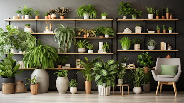 Photo indoor plants