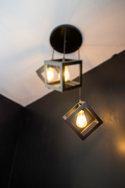 Indoor vintage retro lights ceiling lamp