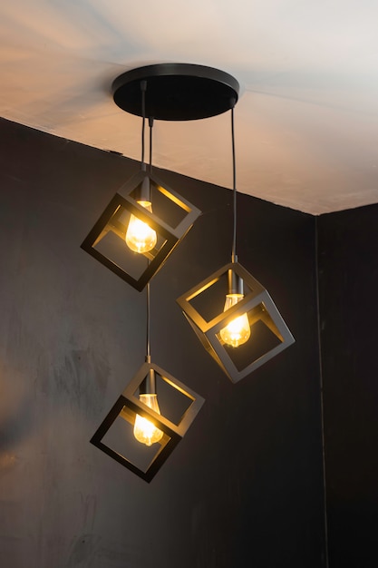 Indoor vintage retro lights ceiling lamp