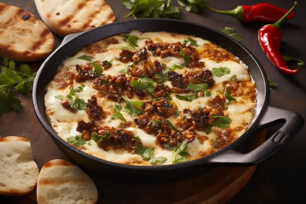 Foto indulgetevi nell'eccellenza queso fundido wonder