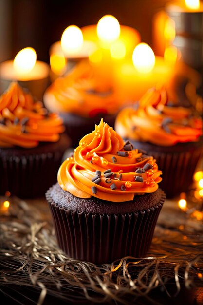 Indulge in Festive Delights with Decadent ChocolateOrange Christmas Cupcakes