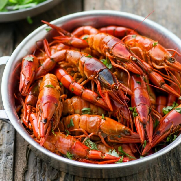 Indulge in the Richness of Boiled Crawfish Exquisite Seafood Indulgence