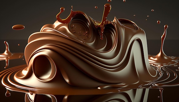 Indulgent Dark Chocolate Texture