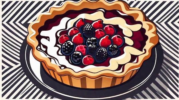 Indulging in a Slice of Irresistible Berry Pie