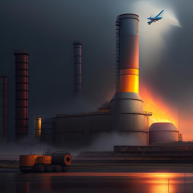 Industrial background