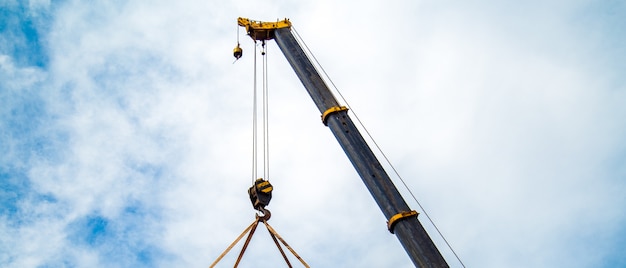 Industrial construction worker frames