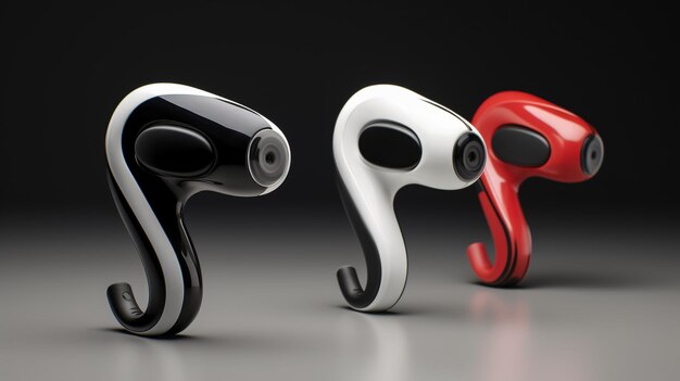 industrial design presentation of ear buds