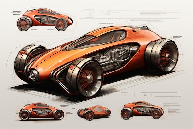 Industrial designer car design