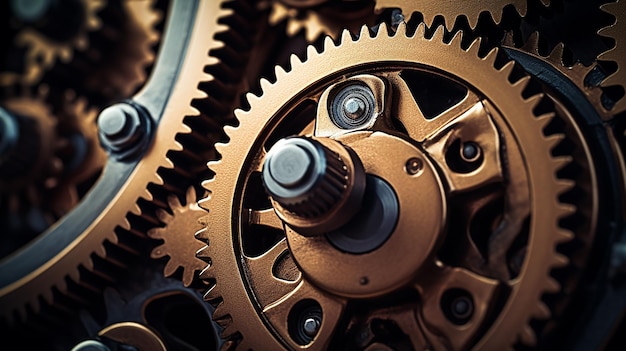 Industrial Gear CloseUp