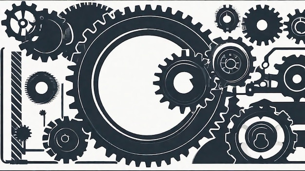 Photo industrial gear mechanisms