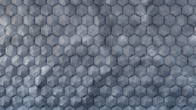 Industrial geometric stone textures hexagonal shapes