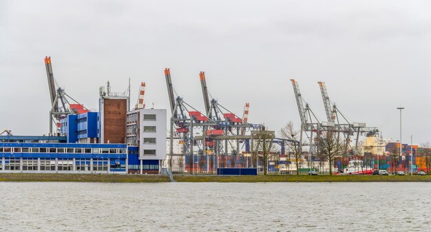 industrial harbor scenery