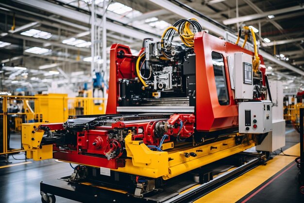 Foto manutenzione di macchinari industriali di produzione